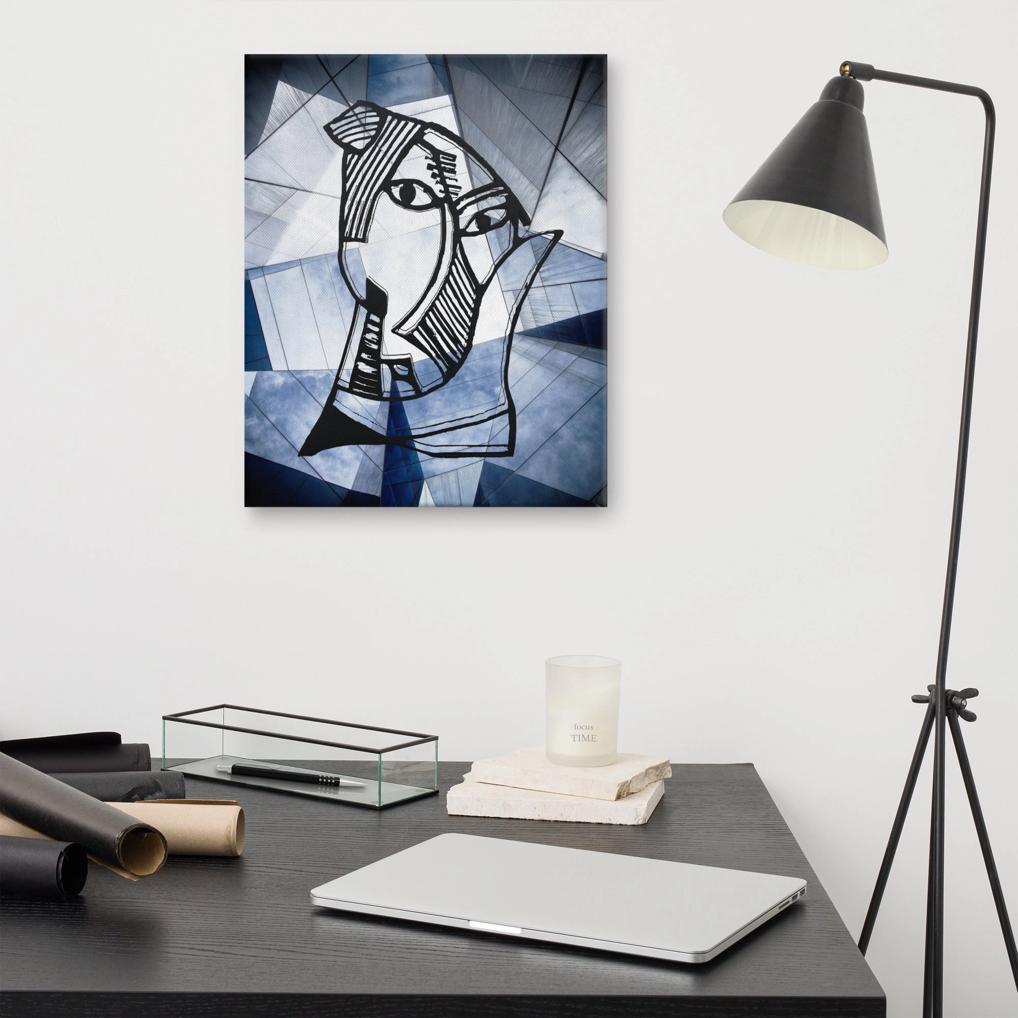 Leinwand - Pablo Picasso, Les Demoiselles dAvignon, Geometry