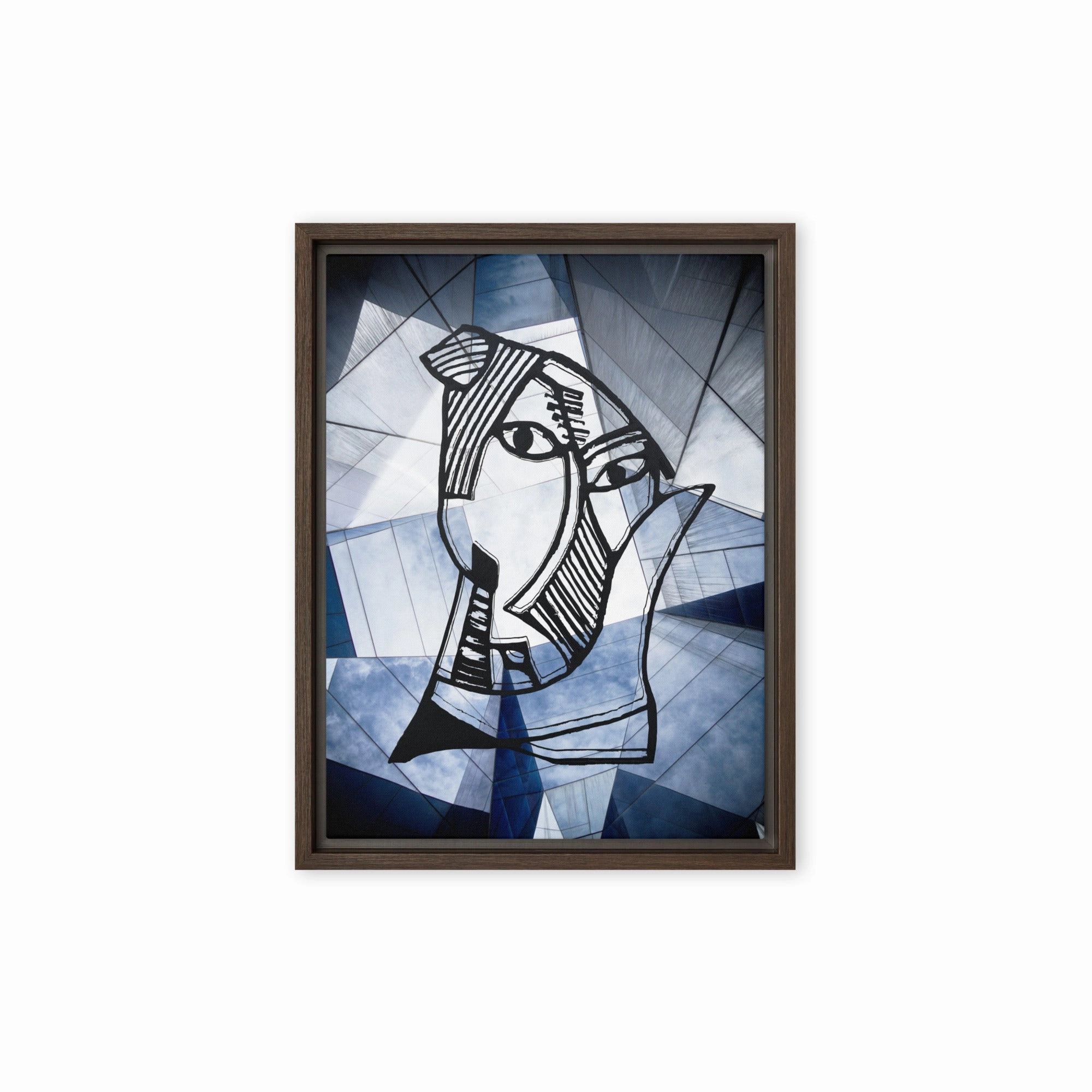 Leinwand - Pablo Picasso, Les Demoiselles dAvignon, Geometry