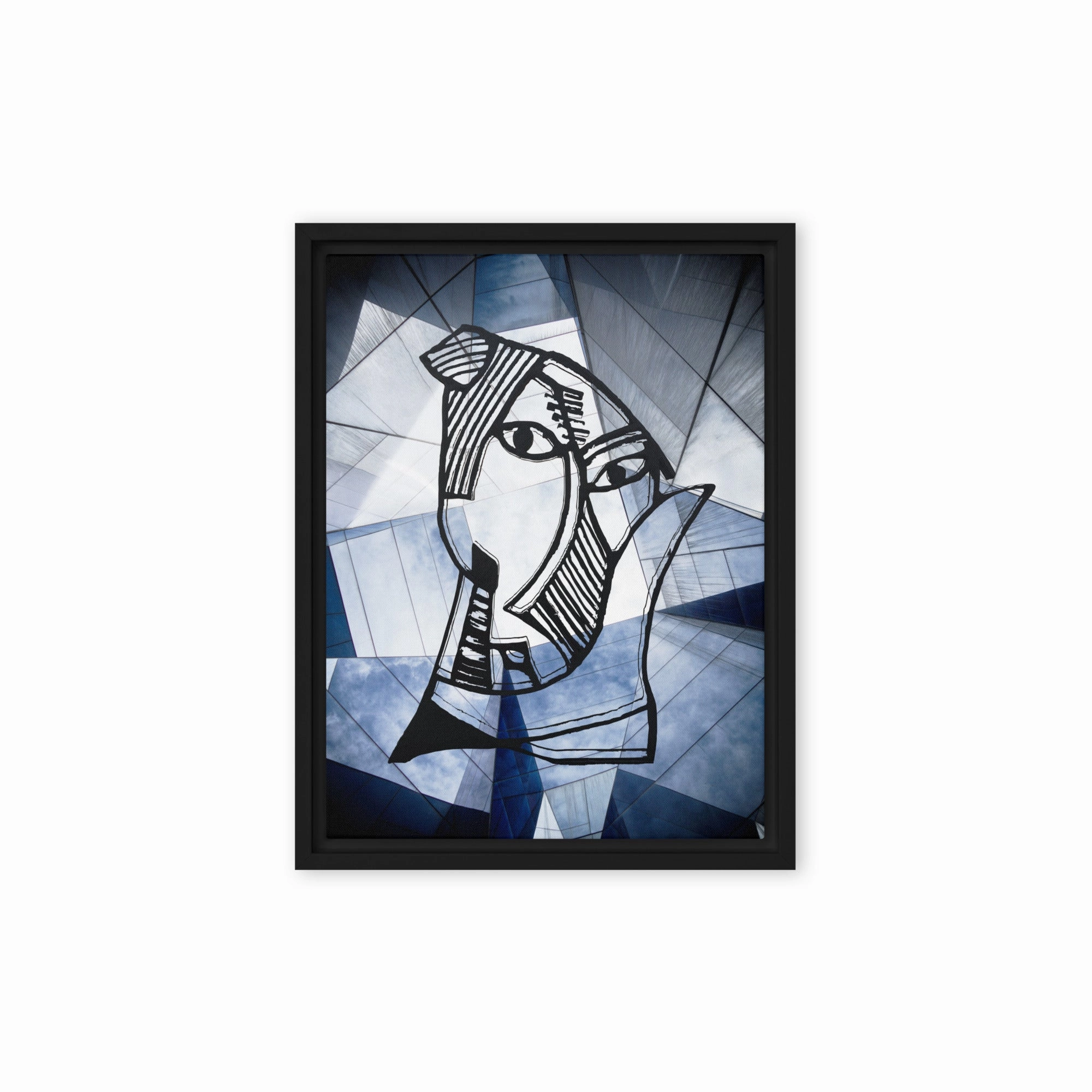 Leinwand - Pablo Picasso, Les Demoiselles dAvignon, Geometry