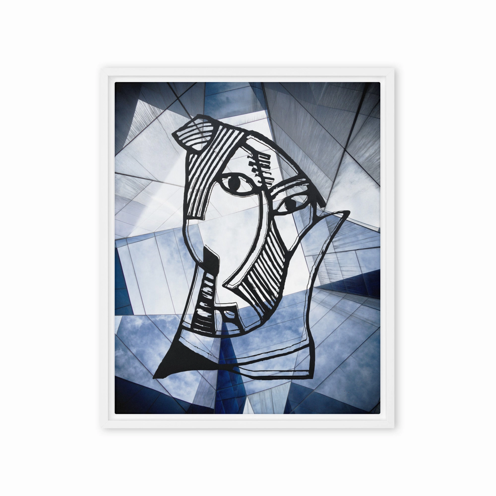 Leinwand - Pablo Picasso, Les Demoiselles dAvignon, Geometry