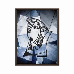 Leinwand - Pablo Picasso, Les Demoiselles dAvignon, Geometry canvas mural art
