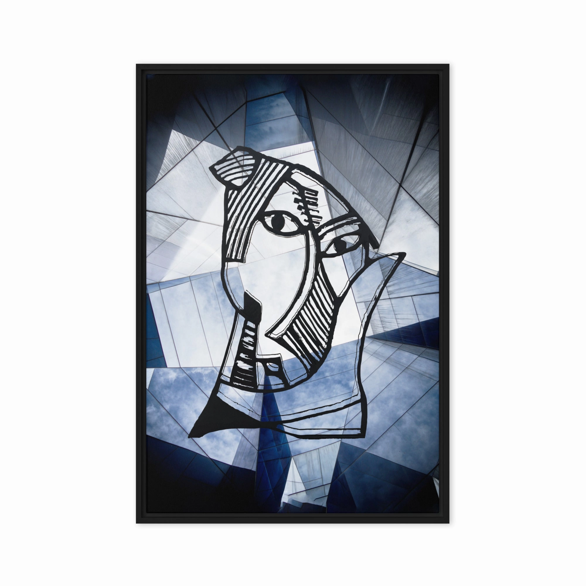 Leinwand - Pablo Picasso, Les Demoiselles dAvignon, Geometry