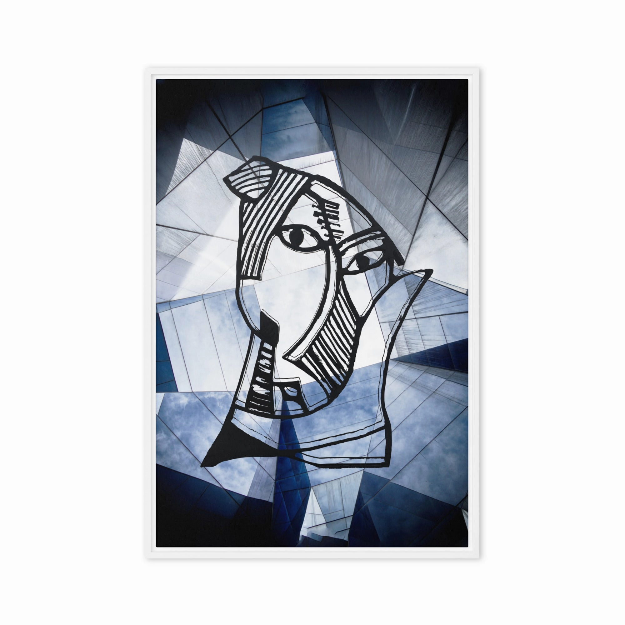 Leinwand - Pablo Picasso, Les Demoiselles dAvignon, Geometry
