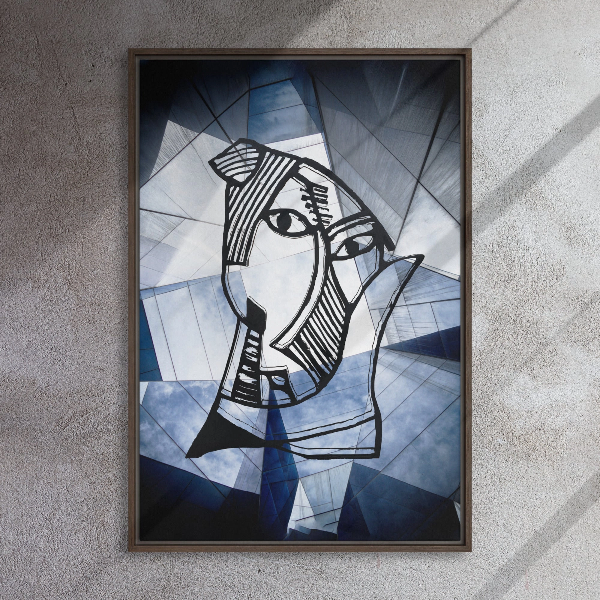 Leinwand - Pablo Picasso, Les Demoiselles dAvignon, Geometry