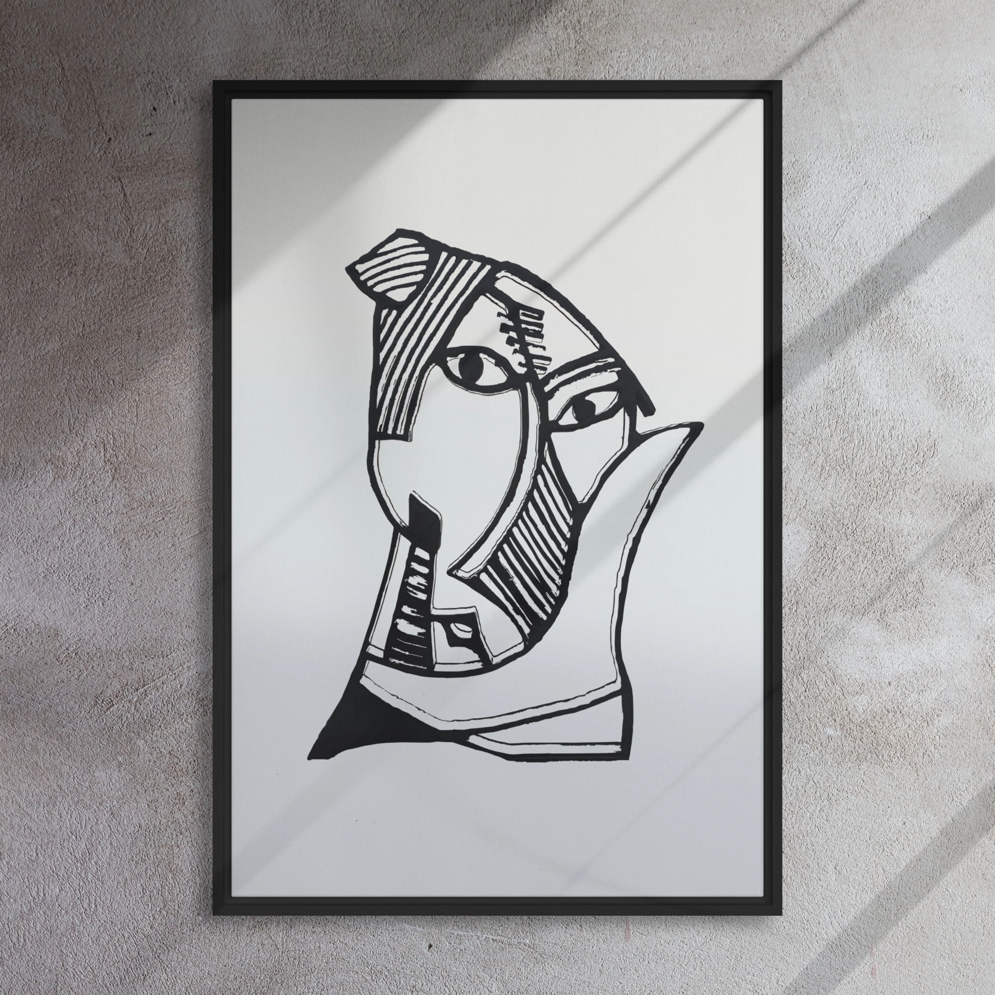 Leinwand - Pablo Picasso, Les Demoiselles dAvignon gray