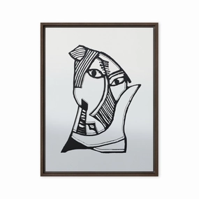 Leinwand - Pablo Picasso, Les Demoiselles dAvignon gray canvas mural art
