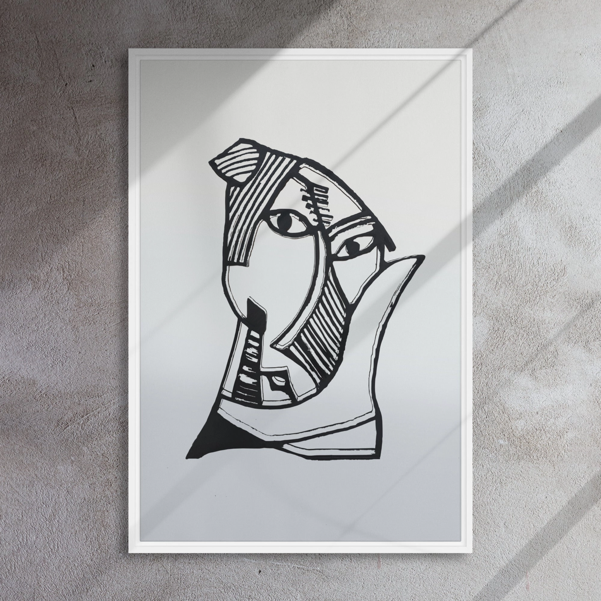 Leinwand - Pablo Picasso, Les Demoiselles dAvignon gray