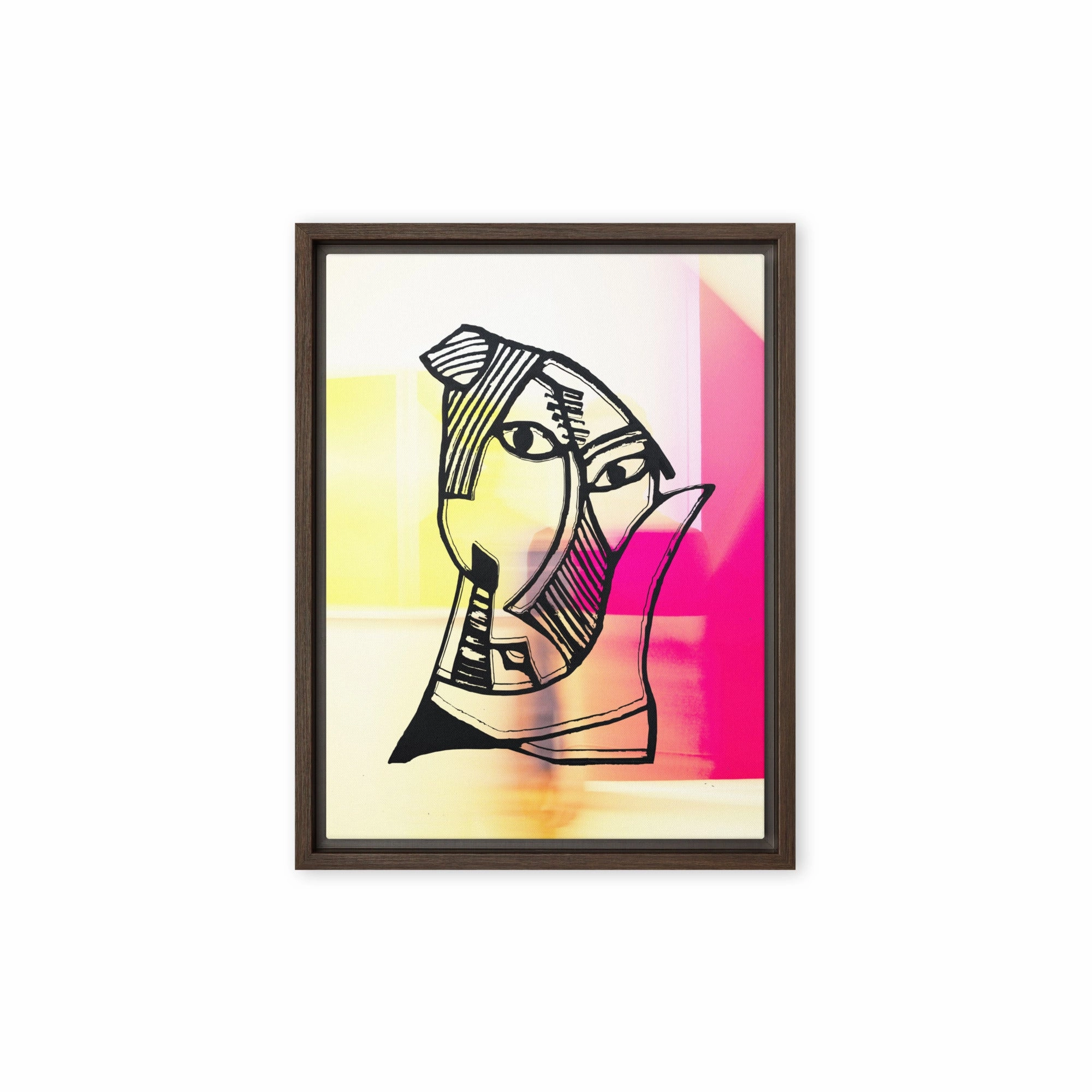 Leinwand - Pablo Picasso, Les Demoiselles dAvignon in Pink