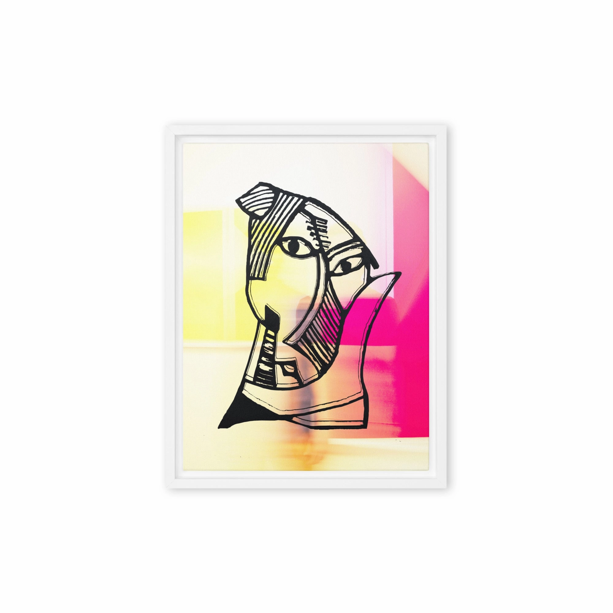 Leinwand - Pablo Picasso, Les Demoiselles dAvignon in Pink