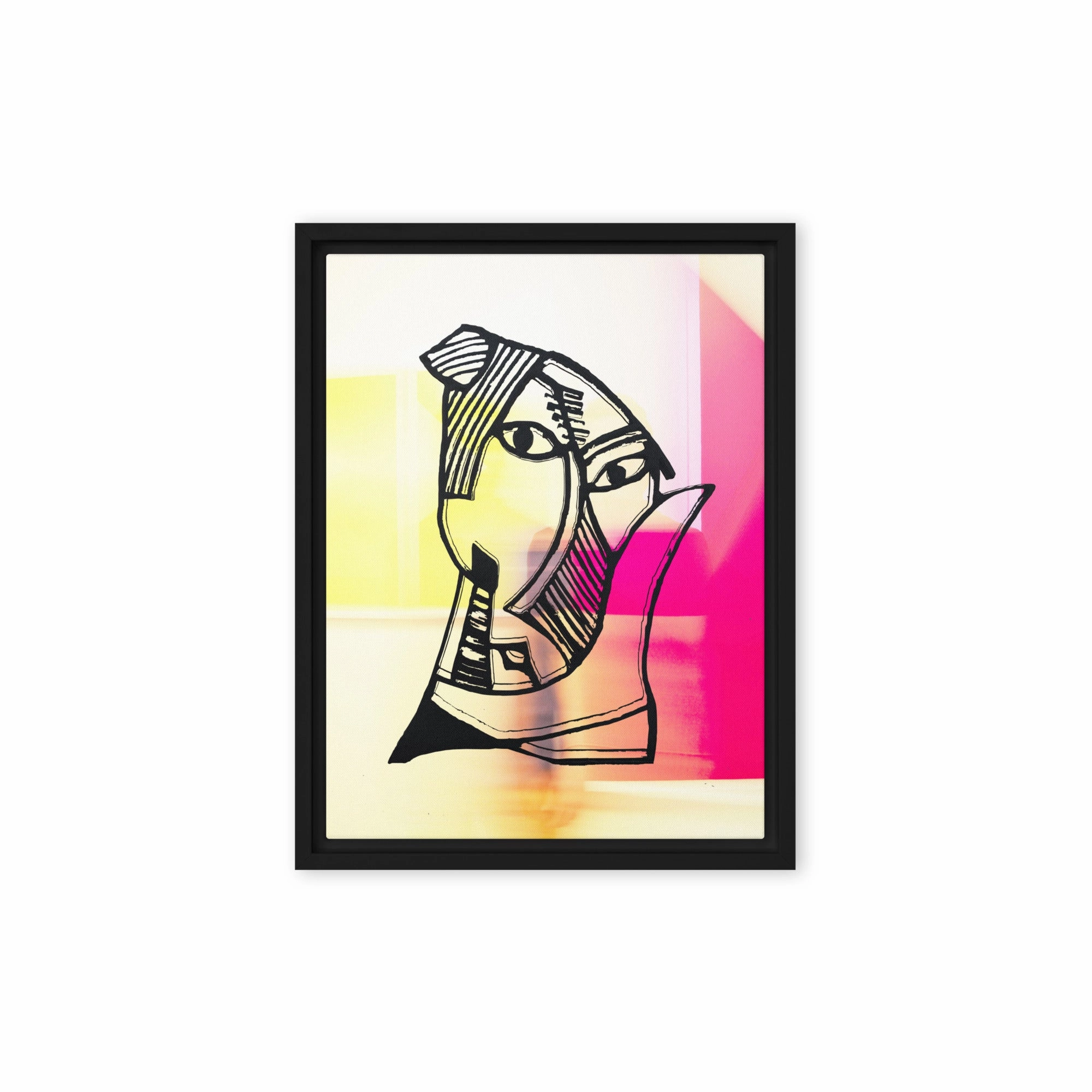 Leinwand - Pablo Picasso, Les Demoiselles dAvignon in Pink