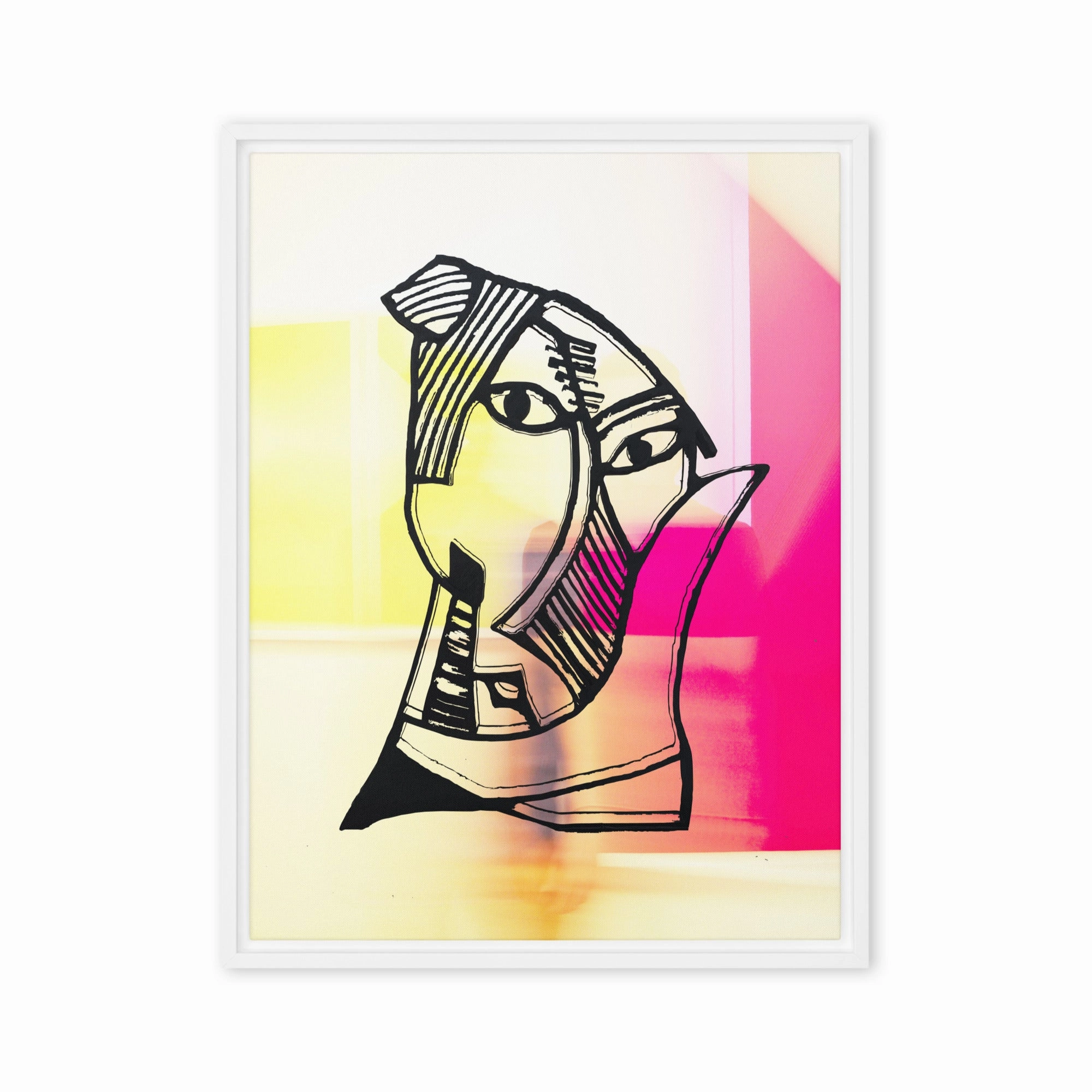 Leinwand - Pablo Picasso, Les Demoiselles dAvignon in Pink