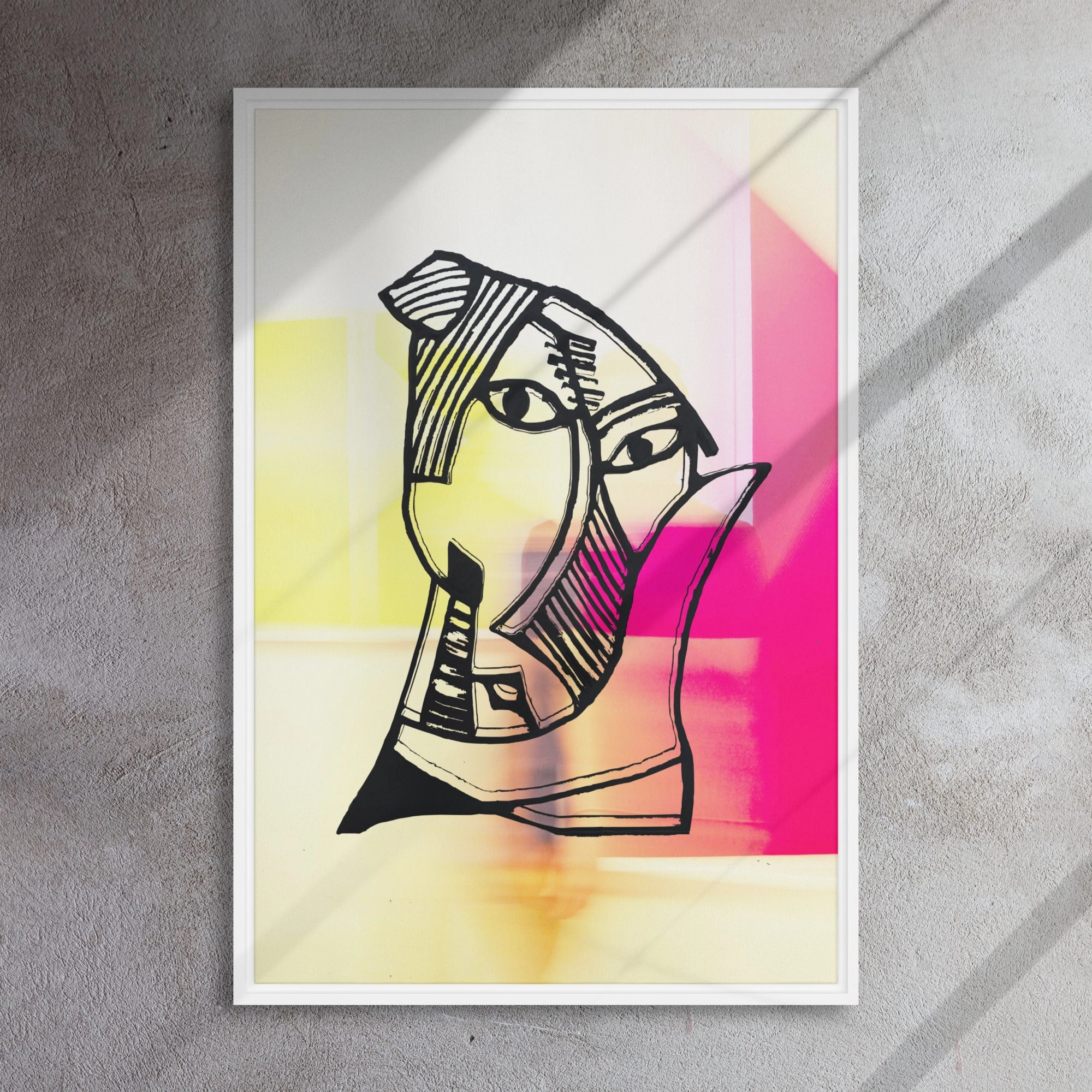 Leinwand - Pablo Picasso, Les Demoiselles dAvignon in Pink