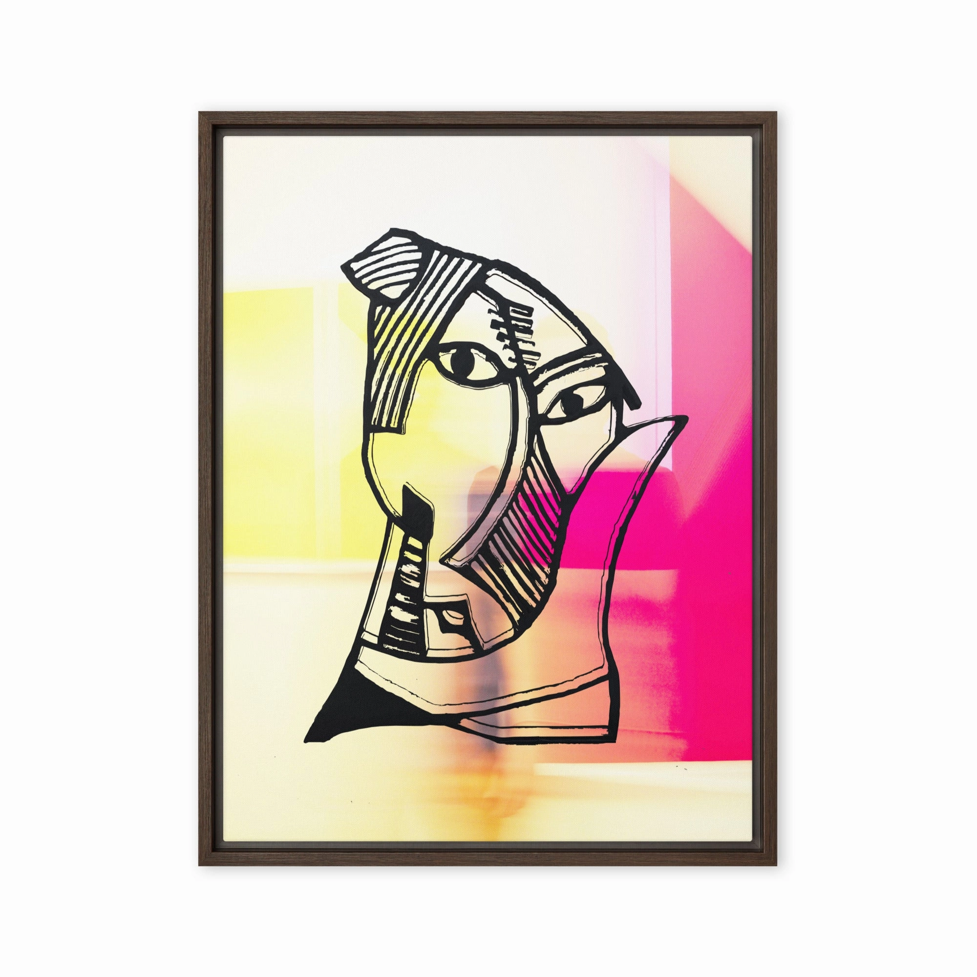 Leinwand - Pablo Picasso, Les Demoiselles dAvignon in Pink canvas mural art