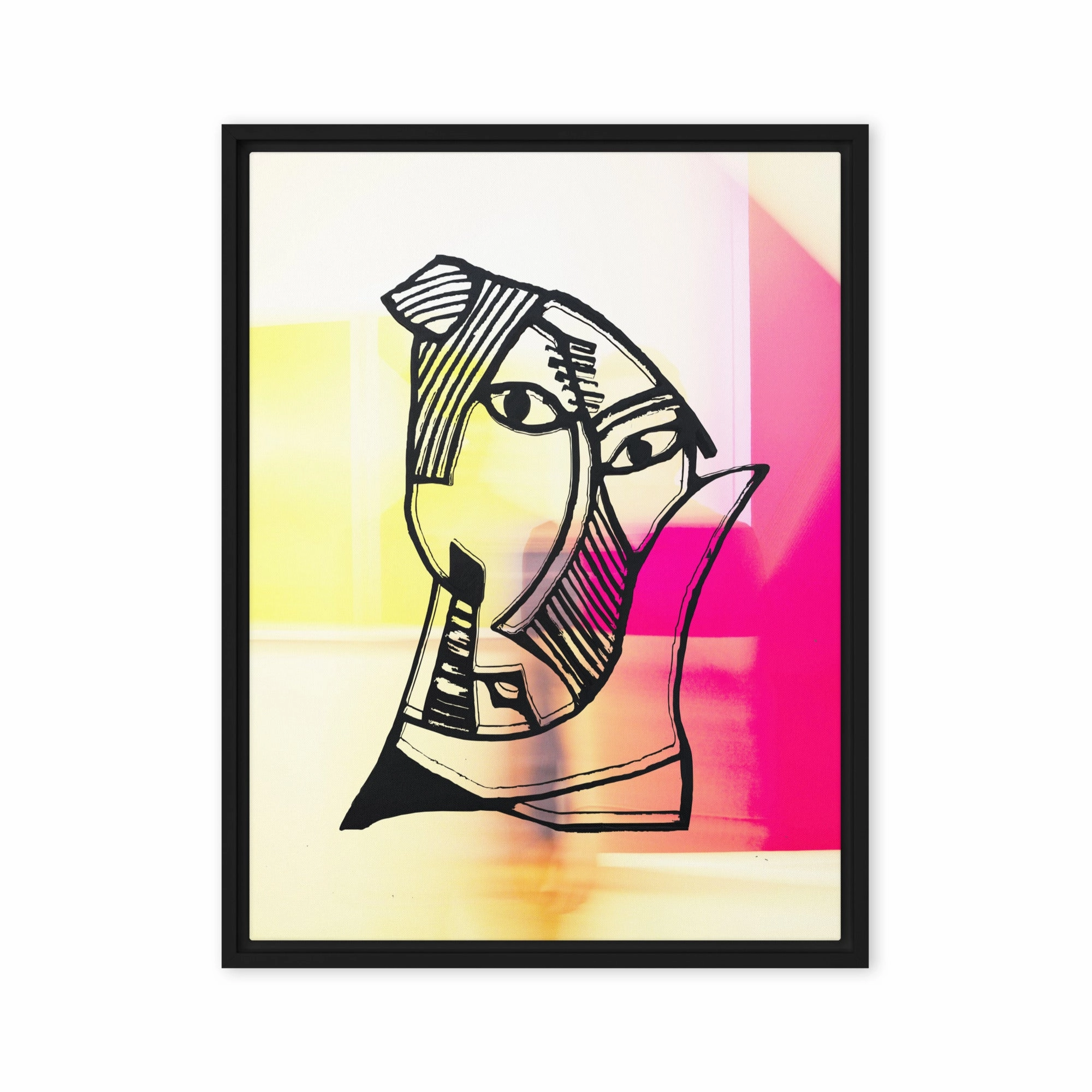 Leinwand - Pablo Picasso, Les Demoiselles dAvignon in Pink