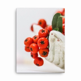 Leinwand - Red Berries canvas mural art