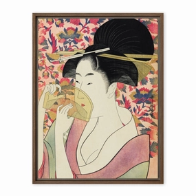 Leinwand - Retro Geisha canvas mural art