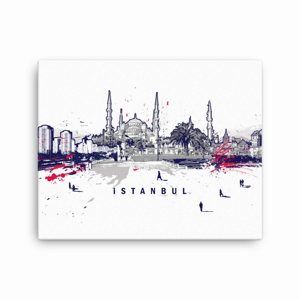 Leinwand - Skyline Istanbul