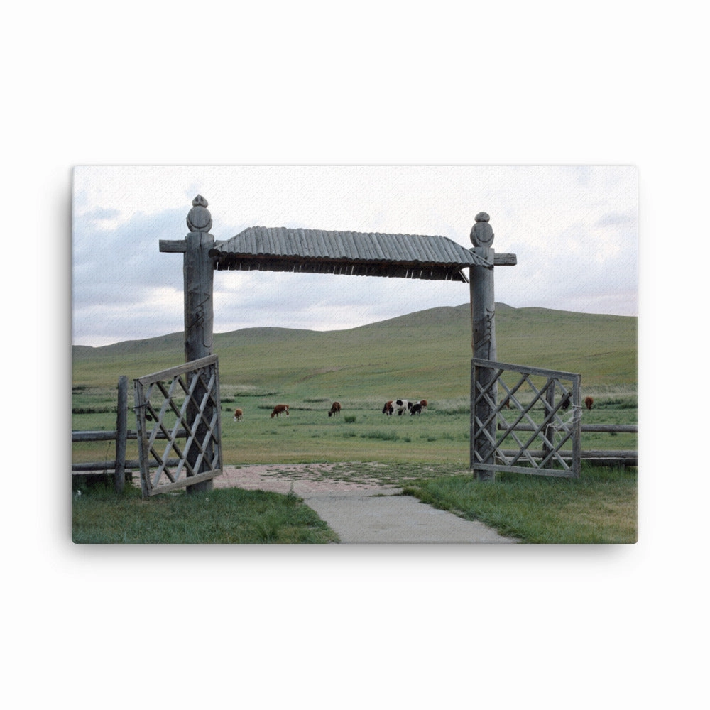 Leinwand - The gateway to the steppes of Mongolia