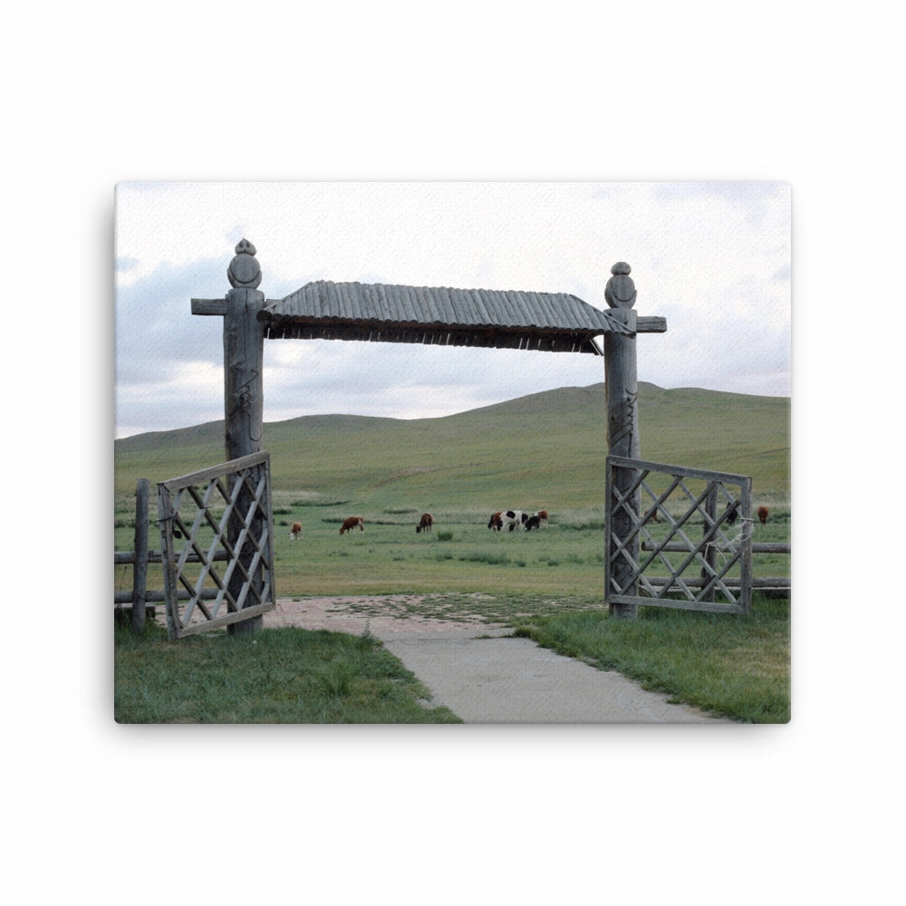 Leinwand - The gateway to the steppes of Mongolia