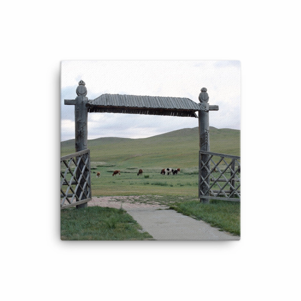 Leinwand - The gateway to the steppes of Mongolia