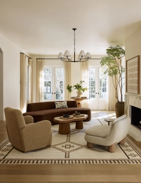 Leyli Hand-Knotted Wool Rug trendy fashion rug