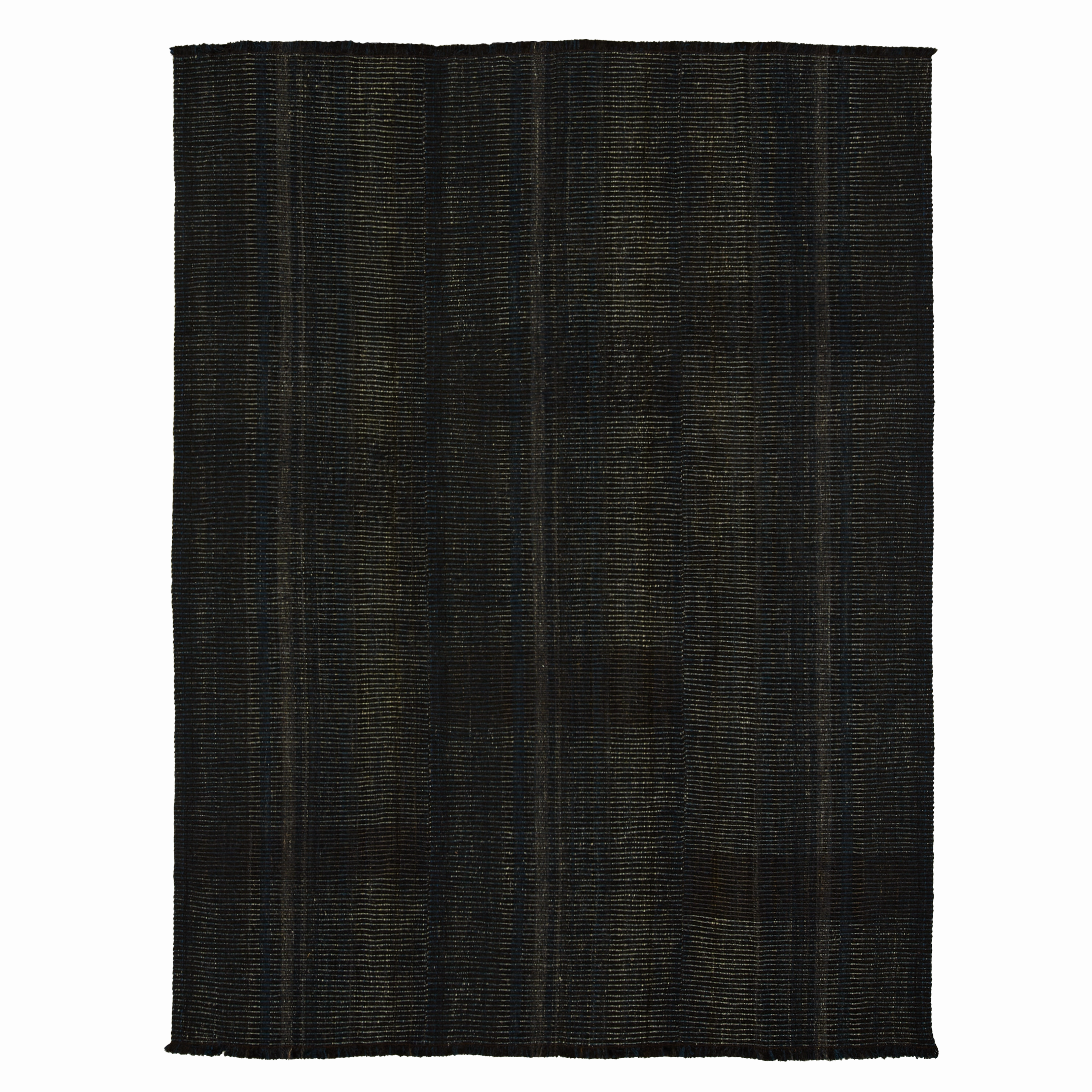 Lila 5521 Black minimalist everyday rug