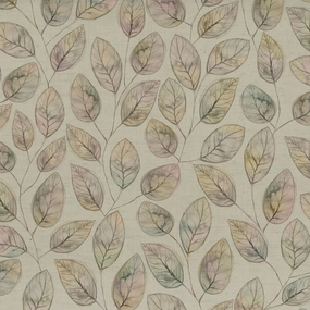 Lilah Printed Cotton Fabric (By The Metre) Cloud elegant table cloth  