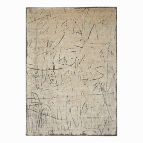Line 6 Grey minimalist everyday rug