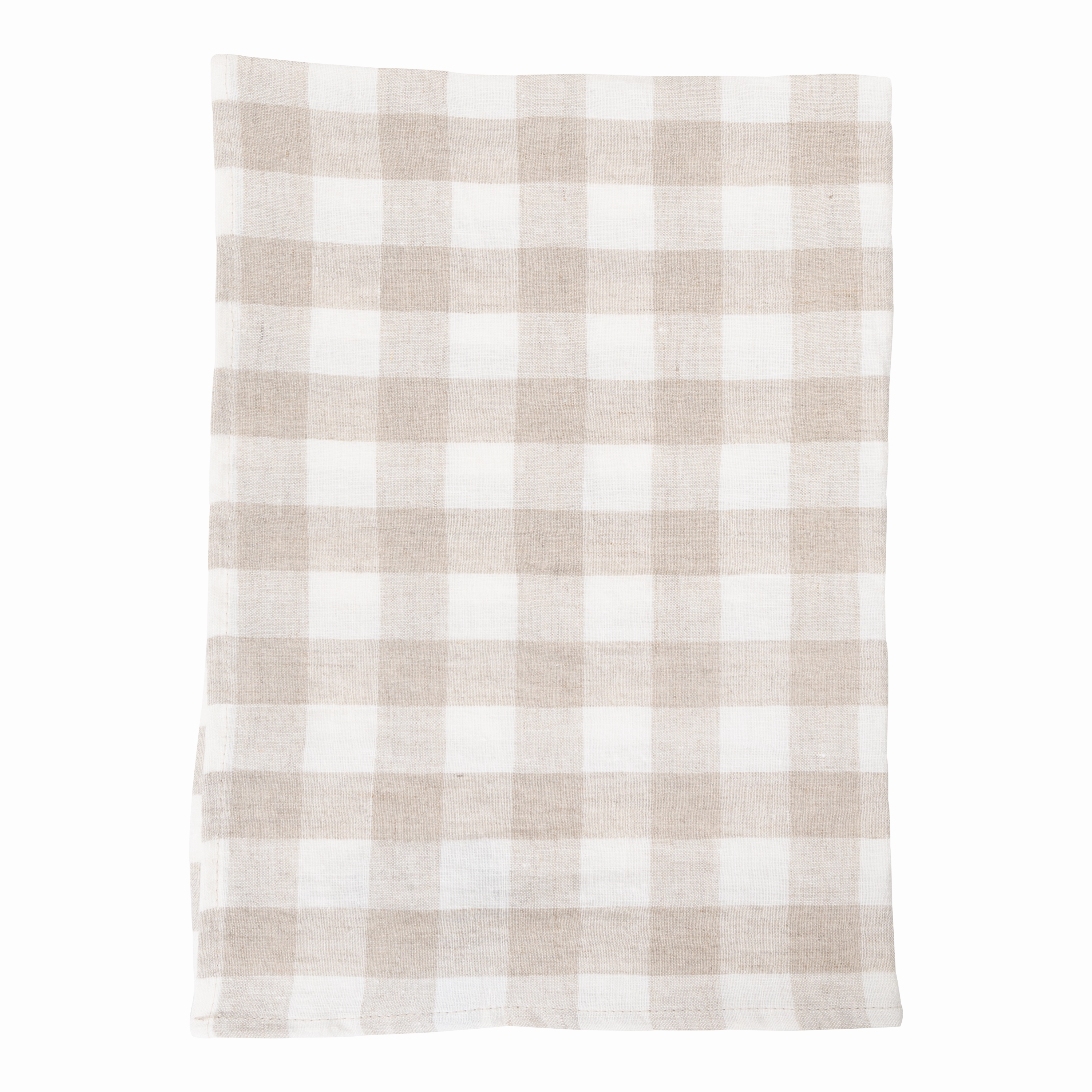 Linen Check Tea Towel elegant wall decor