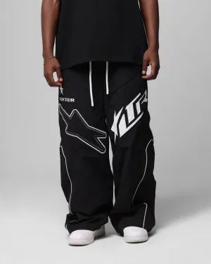 Loiter Motocross Fallschirmhose Schwarz