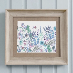 Lomondra Framed Print Birch patterned fashion rug  