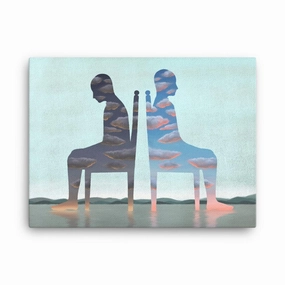 Loneliness - canvas canvas mural art