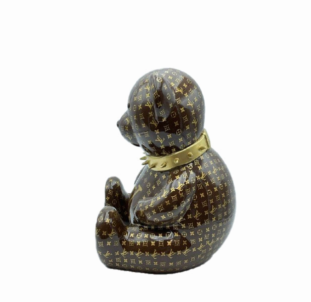 LOUIS VUITTON  GOLD TEDDY BEAR