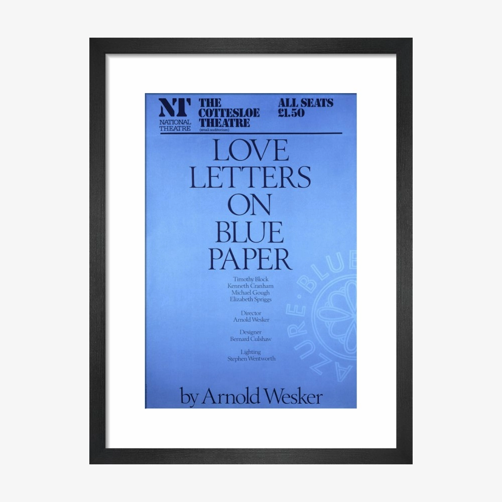 Love Letters on Blue Paper 1978 Print