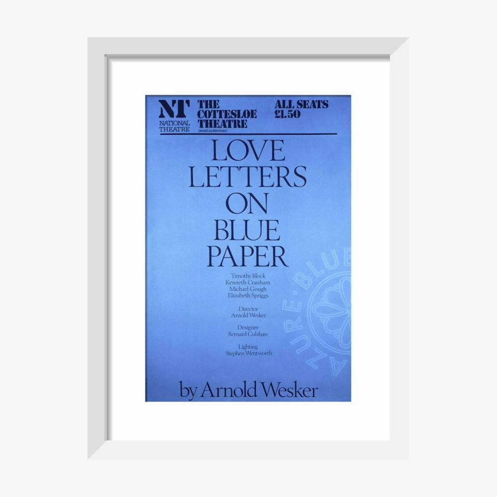 Love Letters on Blue Paper 1978 Print