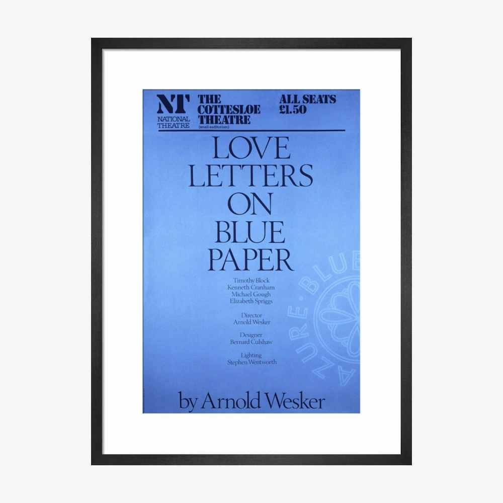 Love Letters on Blue Paper 1978 Print