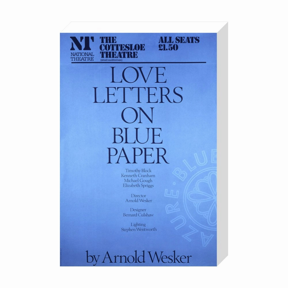Love Letters on Blue Paper 1978 Print