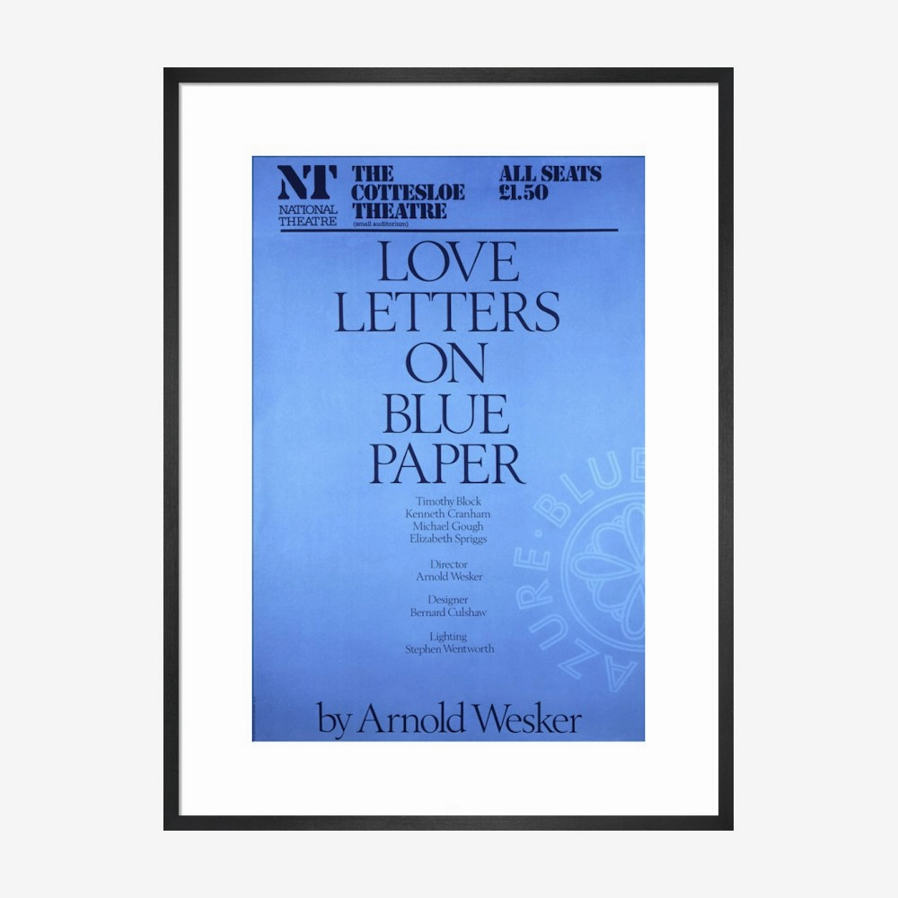 Love Letters on Blue Paper 1978 Print