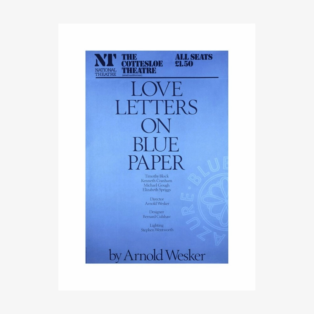 Love Letters on Blue Paper 1978 Print
