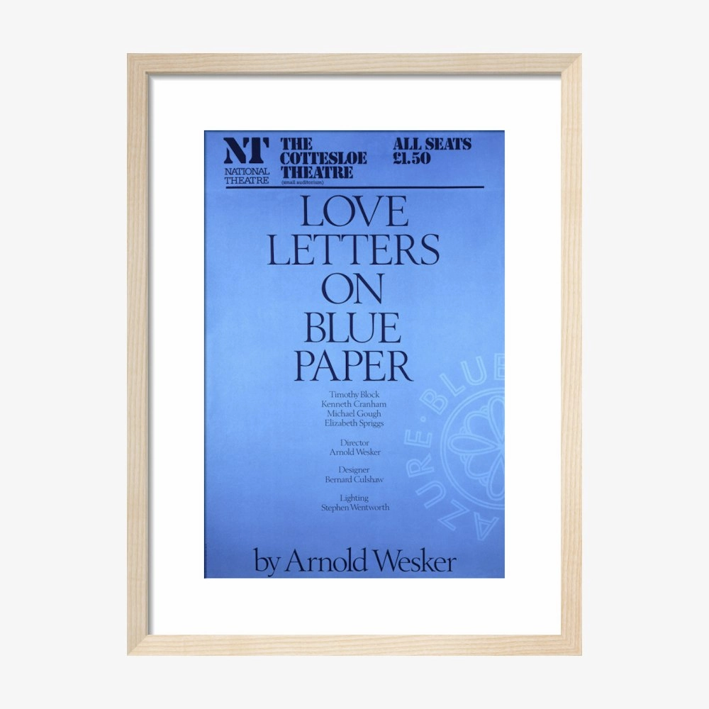 Love Letters on Blue Paper 1978 Print