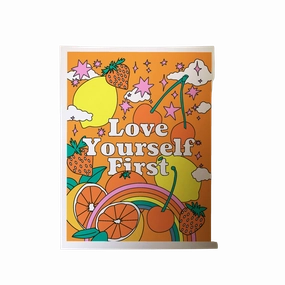 Love Yourself First 11 x 14 Art Print framed wall decor