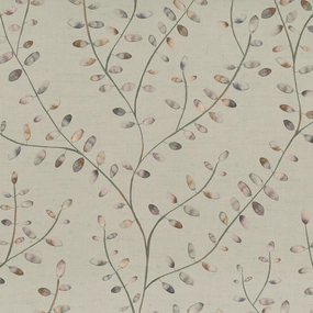Lucia Printed Cotton Fabric (By The Metre) Coral/Cloud elegant table cloth  