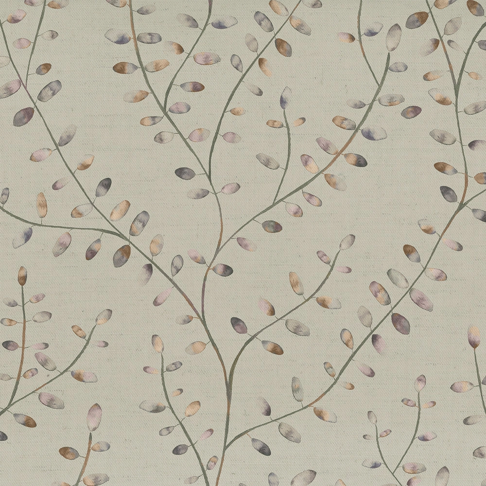 Lucia Printed Cotton Fabric (By The Metre) Coral/Cloud elegant table cloth  