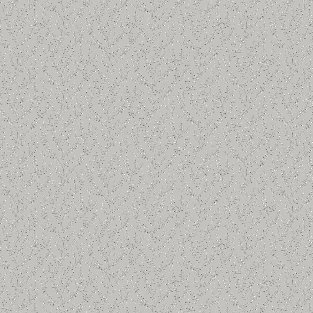 Lucia Printed Cotton Fabric (By The Metre) Stone/Cream