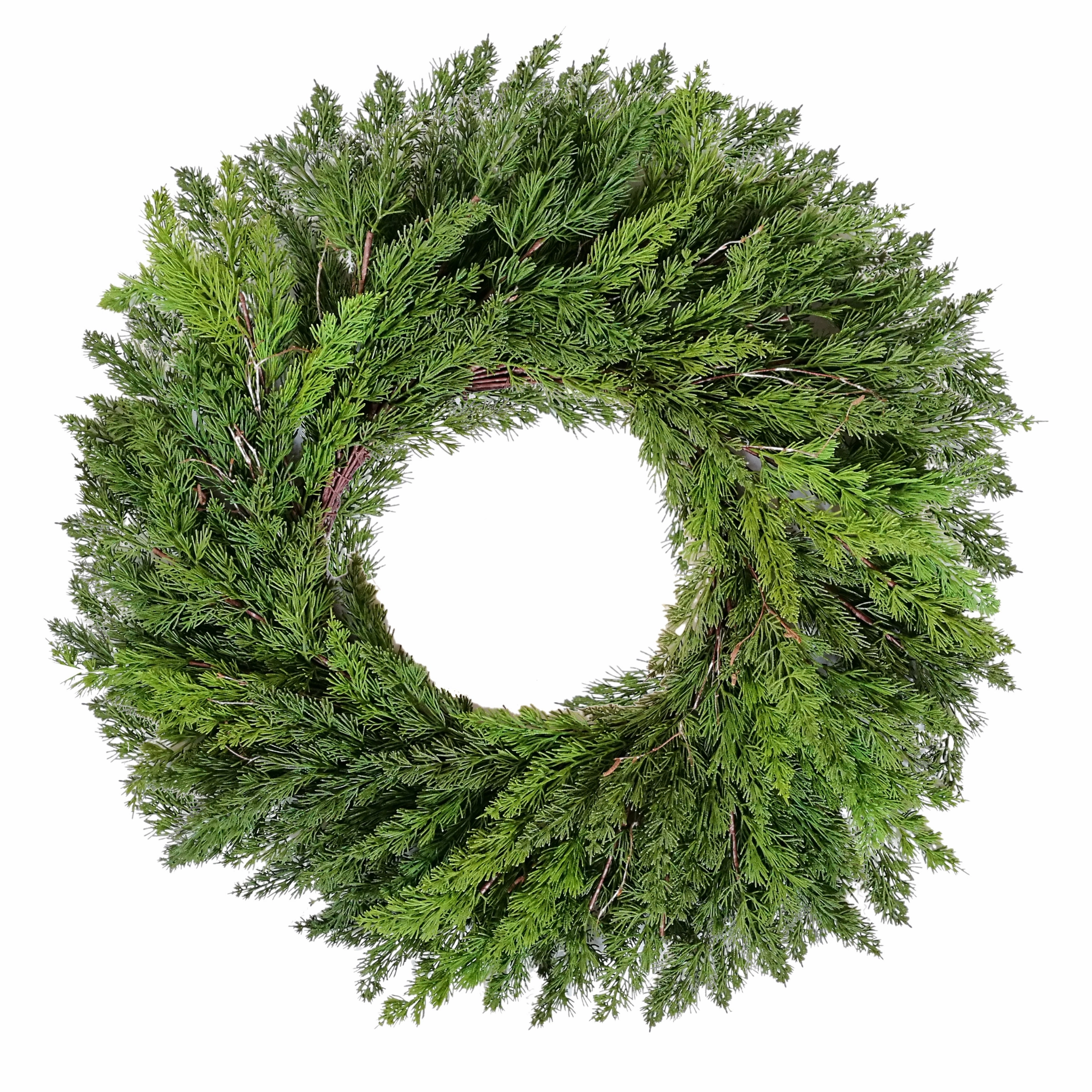 Lush Cedar Holiday Wreath 36" home display ornament