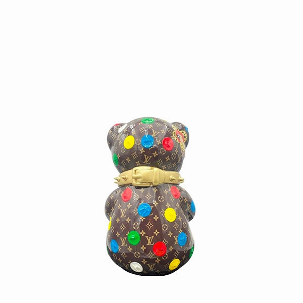 LV YAYOI KUSAMA  GOLD BEAR