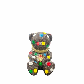 LV YAYOI KUSAMA  GOLD BEAR dreamcatcher wall hanging