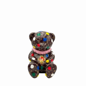 LV YAYOI KUSAMA  TEDDY BEAR dreamcatcher wall hanging