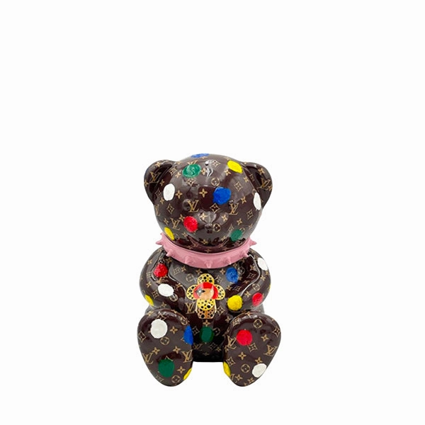 LV YAYOI KUSAMA  TEDDY BEAR dreamcatcher wall hanging