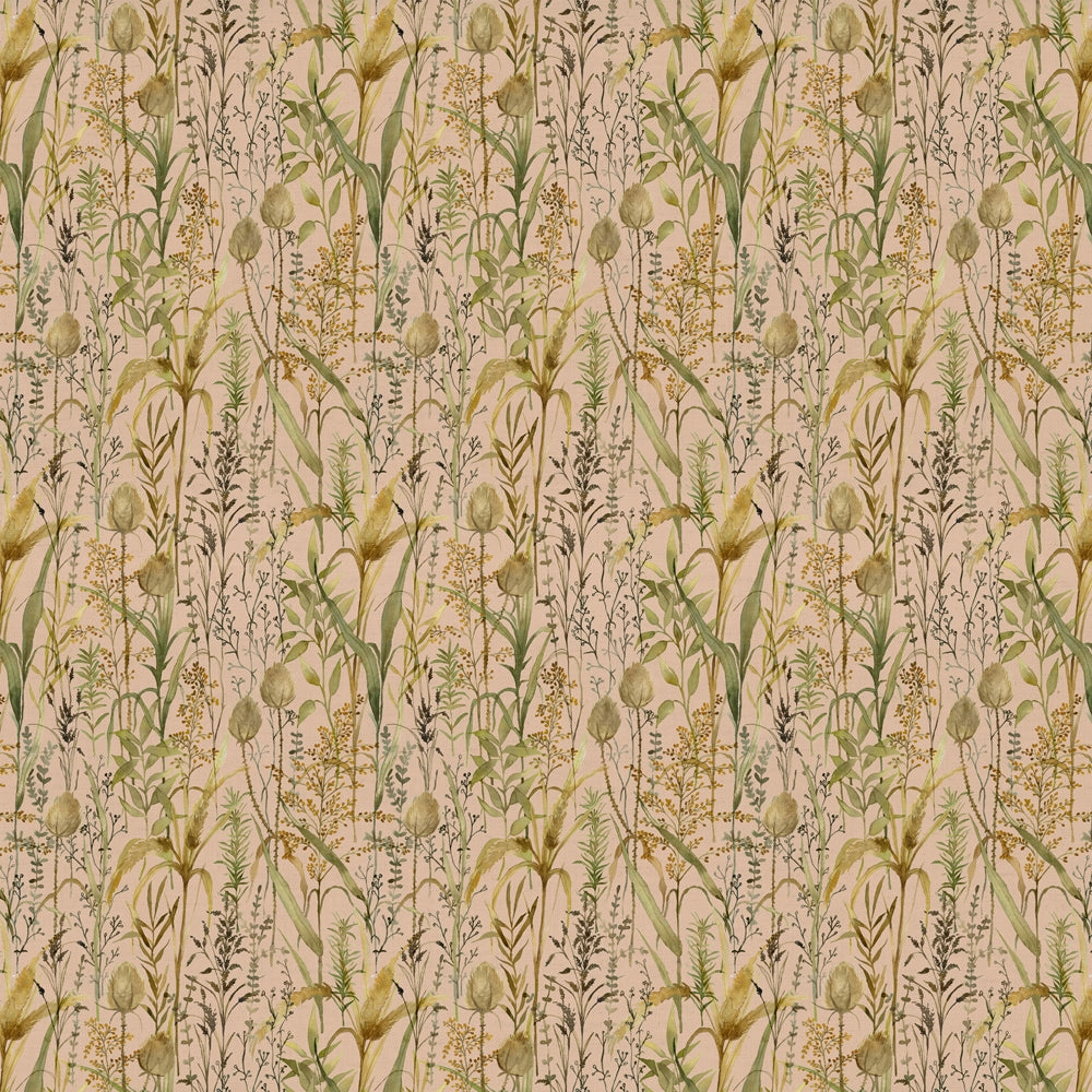 Lydiard Printed Cotton Fabric (By The Metre) Apricot